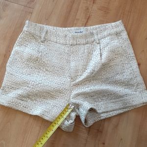 Women’s STEVEN ALAN Gold Cuffed Shorts size 0